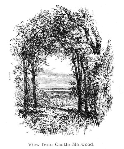 Vista desde el Castillo Malwood de Walter Crane